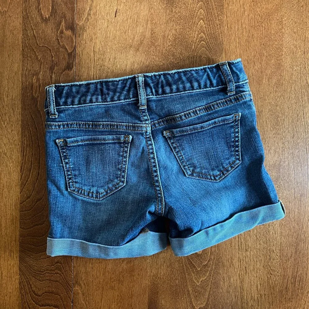 Gap denim cuffed shorts 7